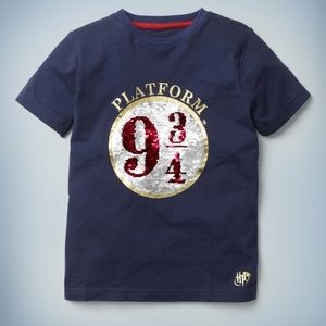 🌷Mini Boden Harry Potter Platform 9 3/4 sequin tee